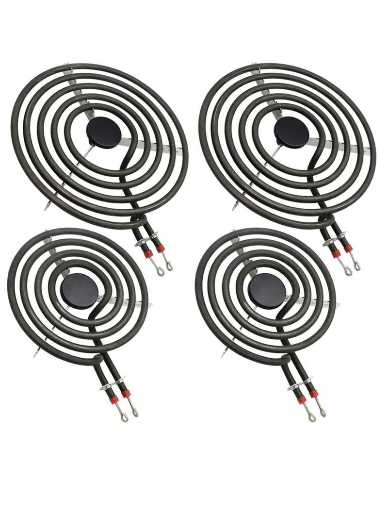 McDou - 4pcs MP22YA Electric Range Burner Element Unit Set  Replacement for Ken-more、Whirlpool、May-tag、Hardwick、Norge Ranges/Stoves  Package Include 2 pcs MP15YA 6" and 2 pcs MP21YA 8" - Image 1