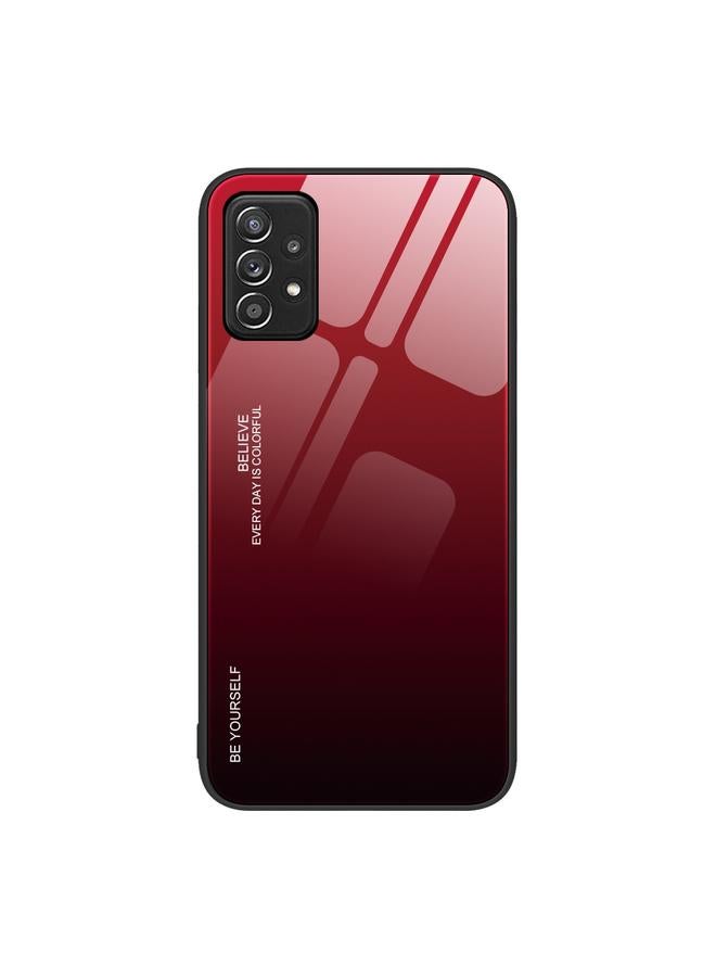 S-TOP Case For Samsung Galaxy A52 Gradient Color Glass Case - Image 1