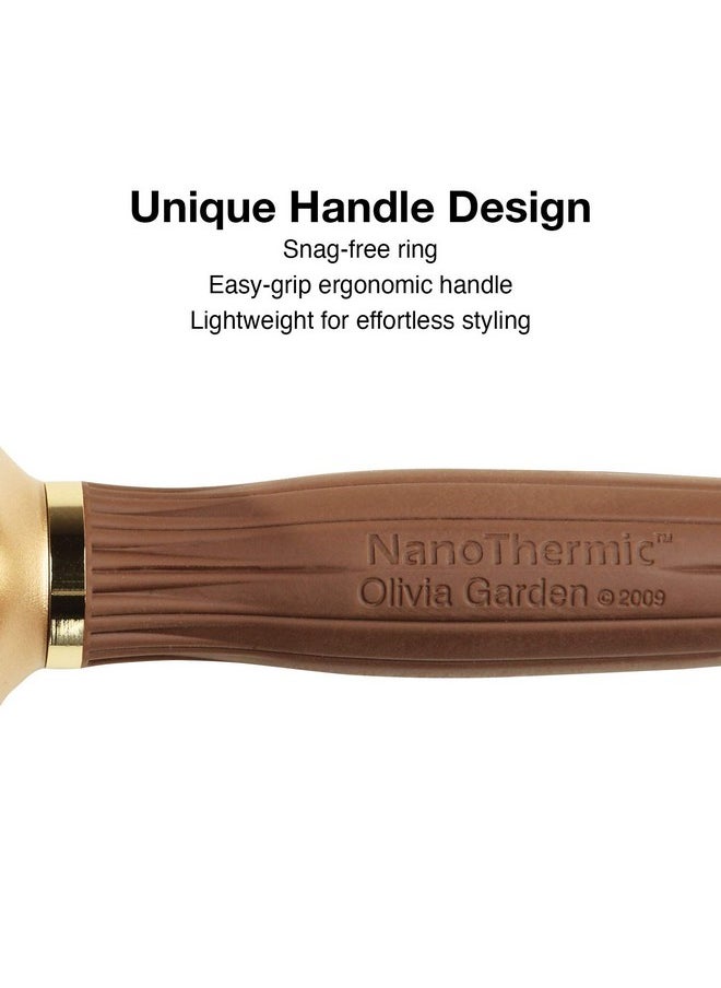 Olivia Garden Nanothermic Powergrip Thermal Brush With Special Patented Wavy Barrel For Extra Tension And Grip For Medium To Thick Hair 1 3/4 Inch  - Image 5