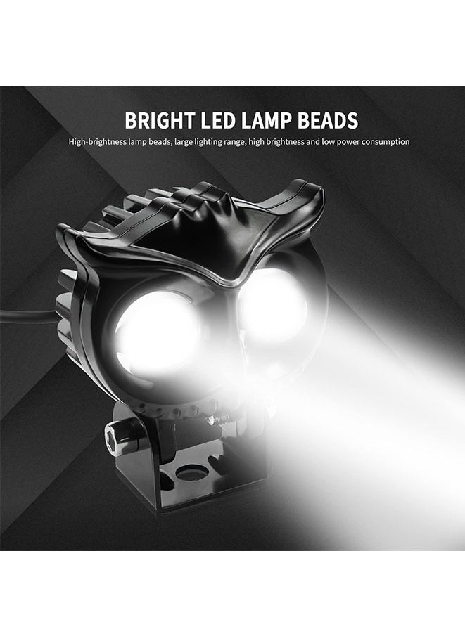 Muyixin - 2-Piece LED Car Top Flood Work Light Bar 45W Owl Light Bar Flush Mount LED Light Pods Heavy Duty Fog Lights Off Road Driving Lights Waterproof Spot Flood Combo Light for Truck 4x4 Car ATV SUV Jeep Cab - Image 1