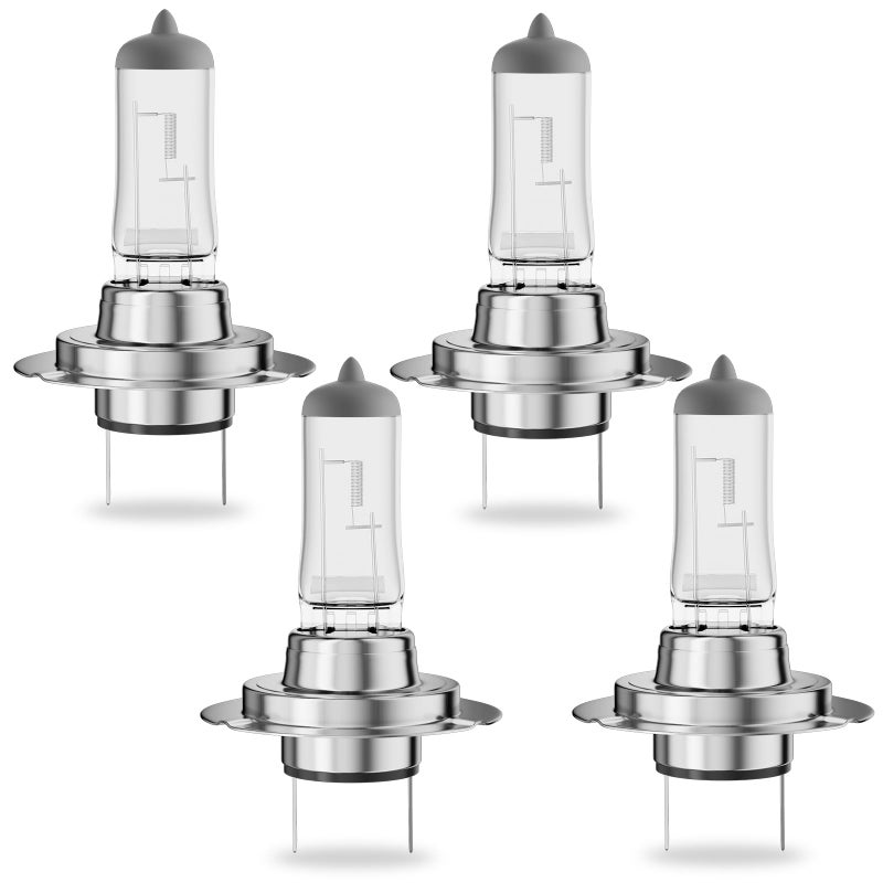 OKOENIEO H7 Halogen Headlight Bulbs 12V 55W 4000 Lumens 3800K No Glare High Beam Head Light Bulbs for Car Fog Light BulbsHeadlight Bulb Low Beam High Beam Pack of 4 - Image 3