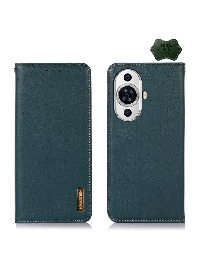 S-TOP Case For Huawei Nova 11 KHAZNEH Nappa Top Layer Cowhide Leather Phone Case - Image 1