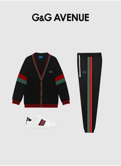G&G AVENUE Mens Cardigans, Winter Oversized Cardigan Sweater Men And Women V-neck Loose Casual All-match Patchwork Couple Knitted Sweater  - Image 3