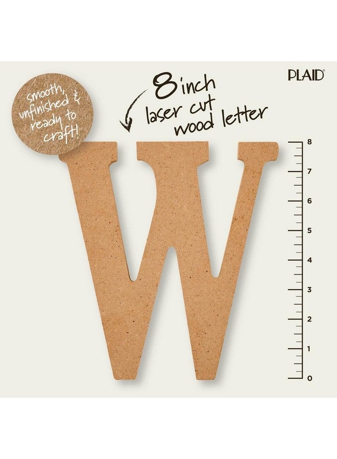 PLAID Wood Unfinished Letter 8" Wooden Surface Perfect For Diy Arts And Crafts Projects 63602 8 Inch - Image 2