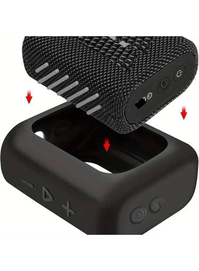 Green Silicone Case Compatible for GO 3 Portable Speaker Soft Cover Travel Pouch - Image 5