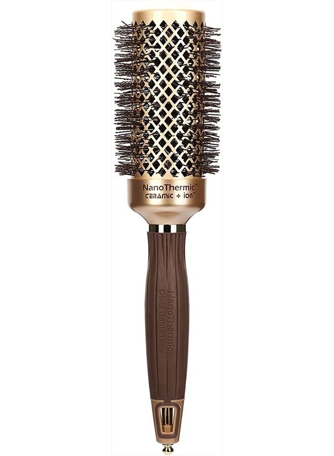 Olivia Garden NanoThermic Ceramic + Ion Round Thermal Hair Brush NT-44 (1 3/4") - Image 1