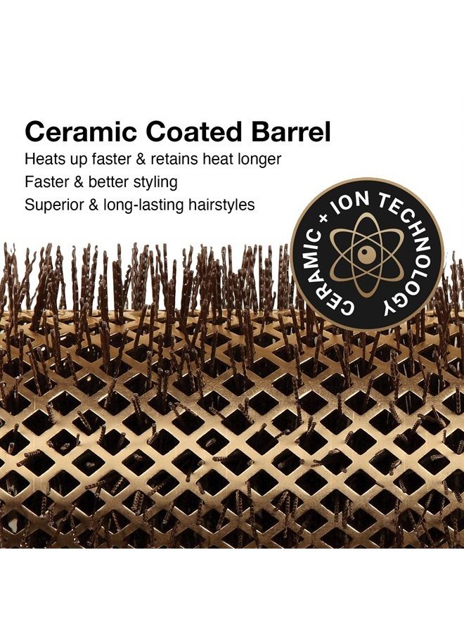 Olivia Garden NanoThermic Ceramic + Ion Round Thermal Hair Brush NT-44 (1 3/4") - Image 2