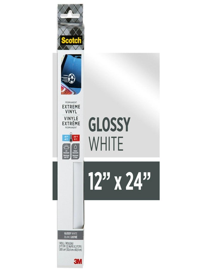 Scotch Extreme Premium Vinyl, 12 x 24 in, Perfect for Outdoor and Automotive Projects, Holds Securely Under The Toughest Conditions, White (VIN-EX-WHT) - Image 2