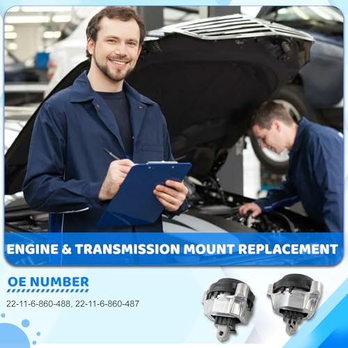 COPACHI 2pcs 22116860487 22116860488 Engine Mounts LeftRight Compatible with 530i 530i xDrive 2017 2018 2019 AfterMarket Parts - Image 3