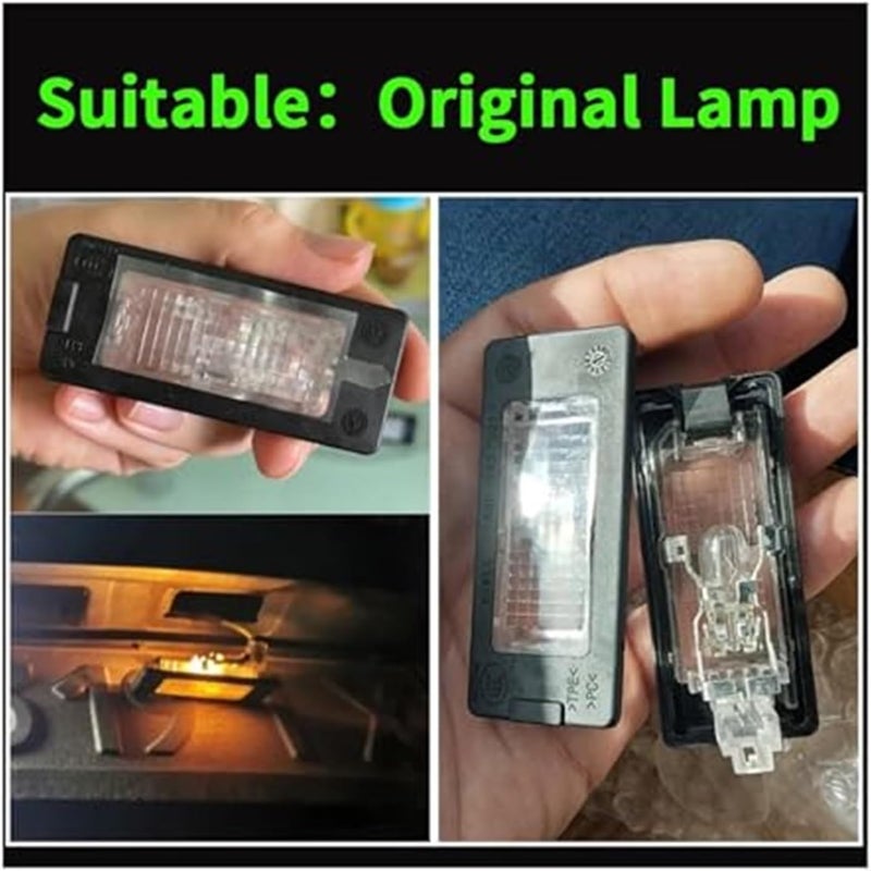 Wivplex 2PCS LED License Plate Light for VW Models - Image 2