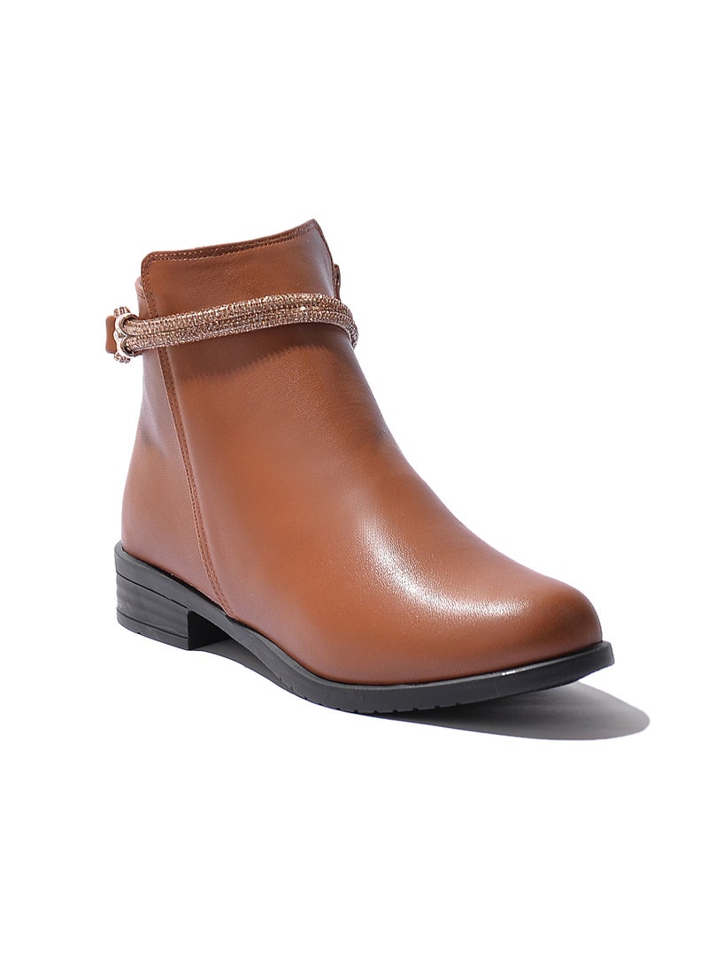 LIFESTYLISH Ankle Boot Flat Leather G-24 - Havan  - Image 2