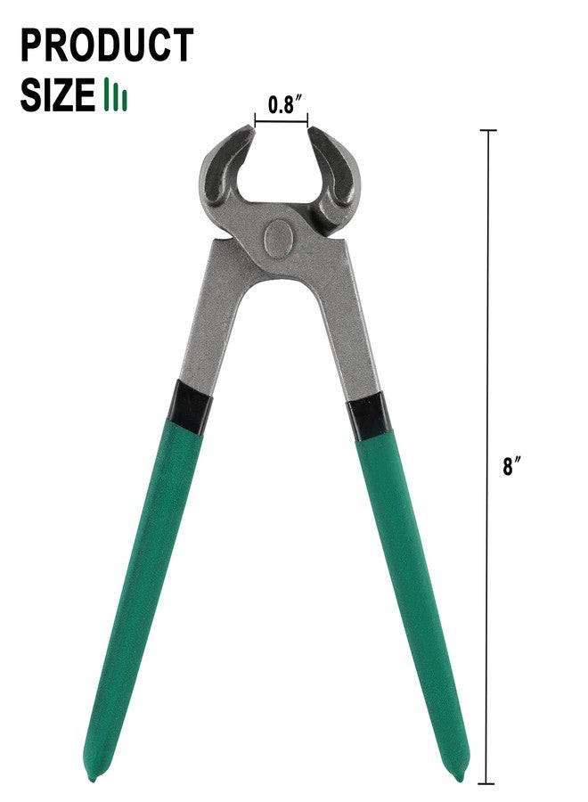 Epidioxi Goats Hoof Nipper 8" Carbon Steel Farrier Tool Multi-Purpose Hoof Trimmers with Plastic Grips for Cattle Sheeps Horses (8in. Green) - Image 4