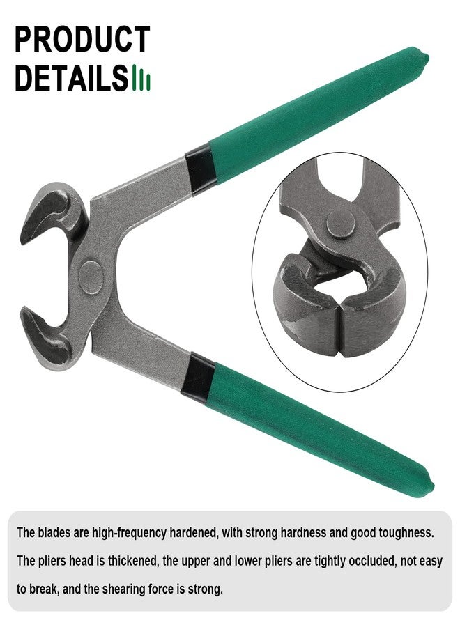 Epidioxi Goats Hoof Nipper 8" Carbon Steel Farrier Tool Multi-Purpose Hoof Trimmers with Plastic Grips for Cattle Sheeps Horses (8in. Green) - Image 2