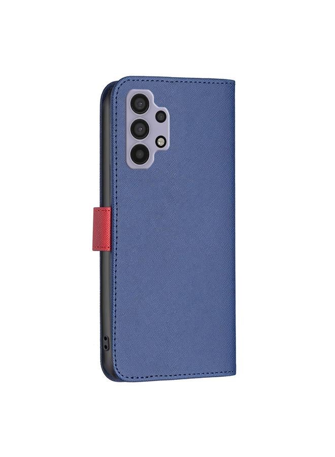 اس-توب جراب لهاتف Samsung Galaxy A32 5G BF13 جراب هاتف جلدي متقاطع الألوان متناسق - Image 3