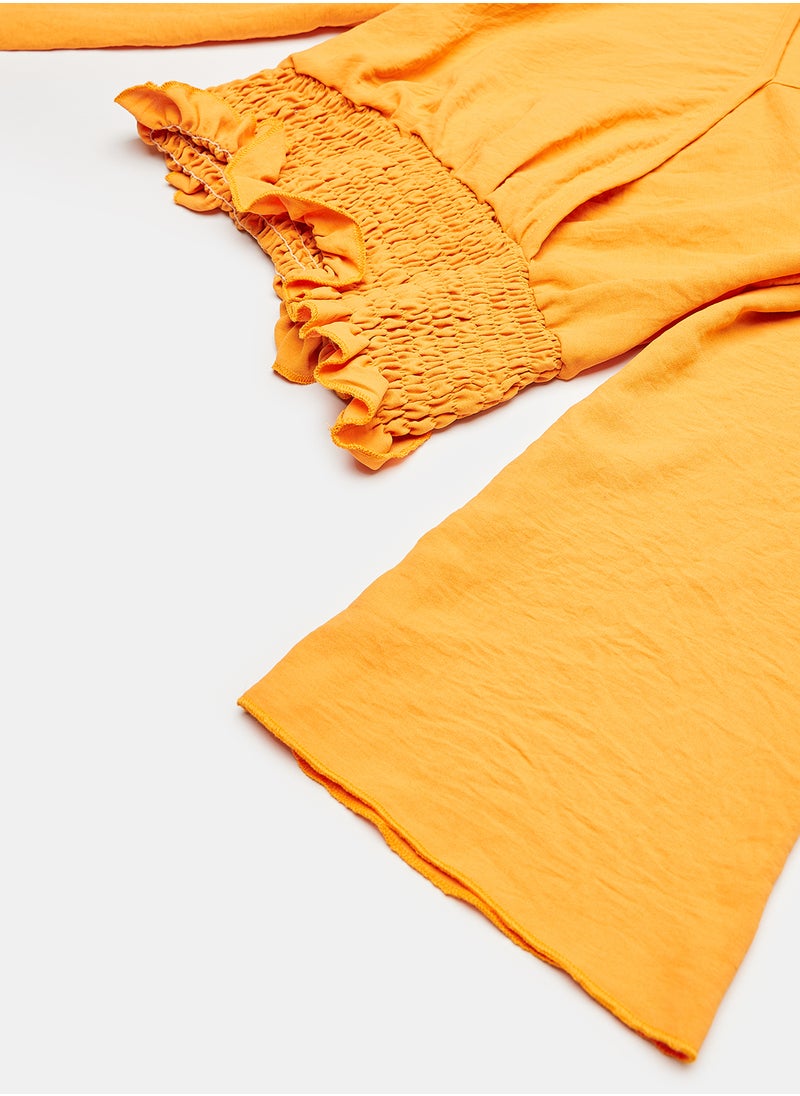 giggles - BLOUSE Orange Junior Girls - Image 1
