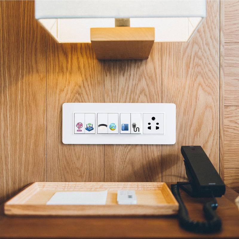 Rangoli Switch Board Vinyl Sticker Decorative Home, Kids Room, Living Room.P-1, Design-7 - Image 2