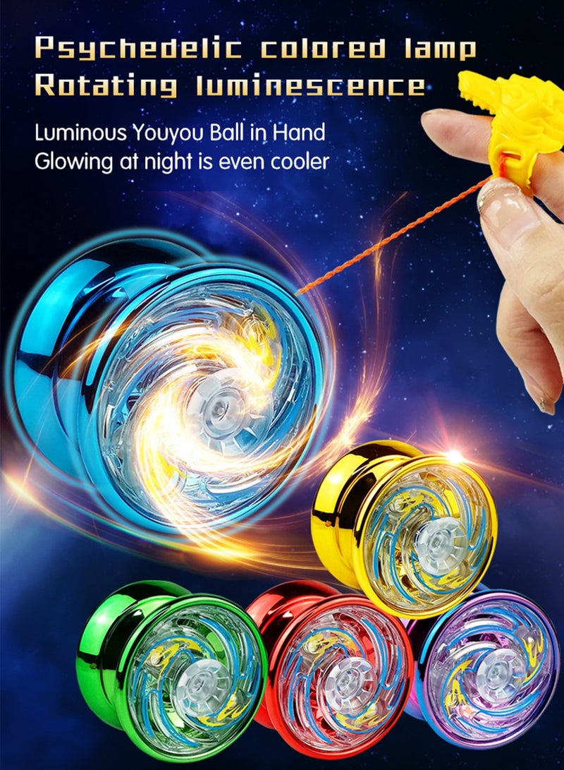 Aurafly Competitive Alloy Luminous Yoyo, Metal Roller Bearing Unresponsive yo-yo,Ramadan Gifts, Children's Gifts - Image 2