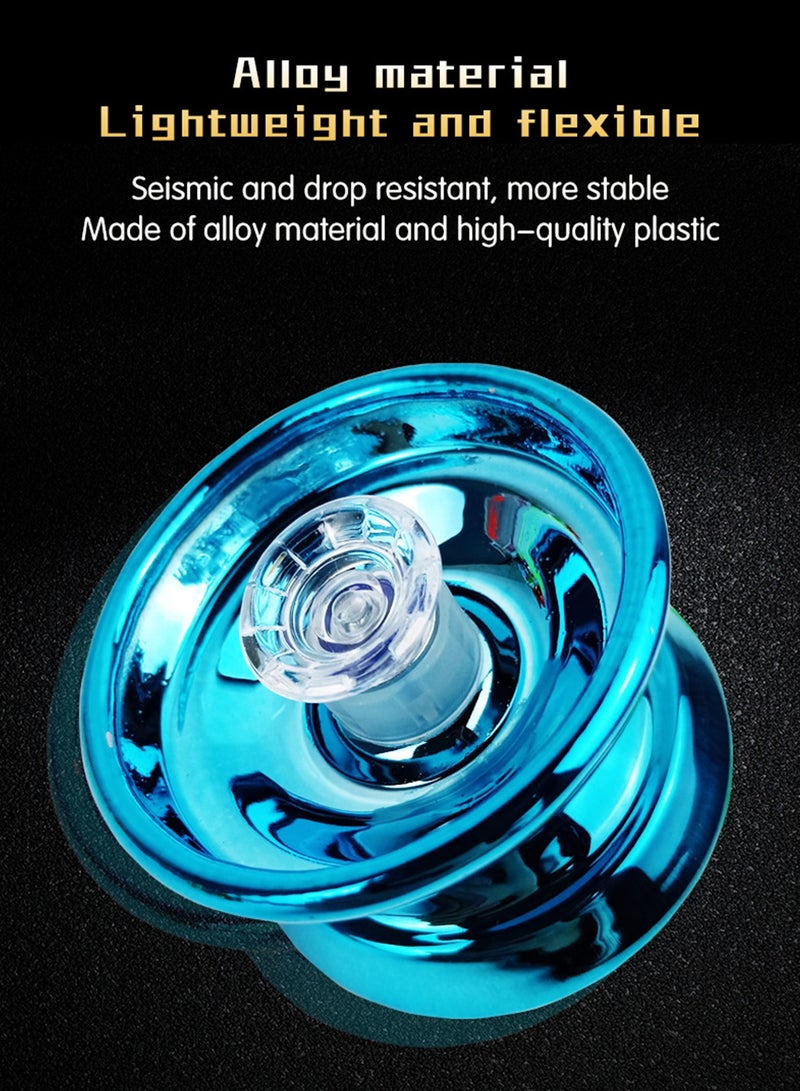 Aurafly Competitive Alloy Luminous Yoyo, Metal Roller Bearing Unresponsive yo-yo,Ramadan Gifts, Children's Gifts - Image 3