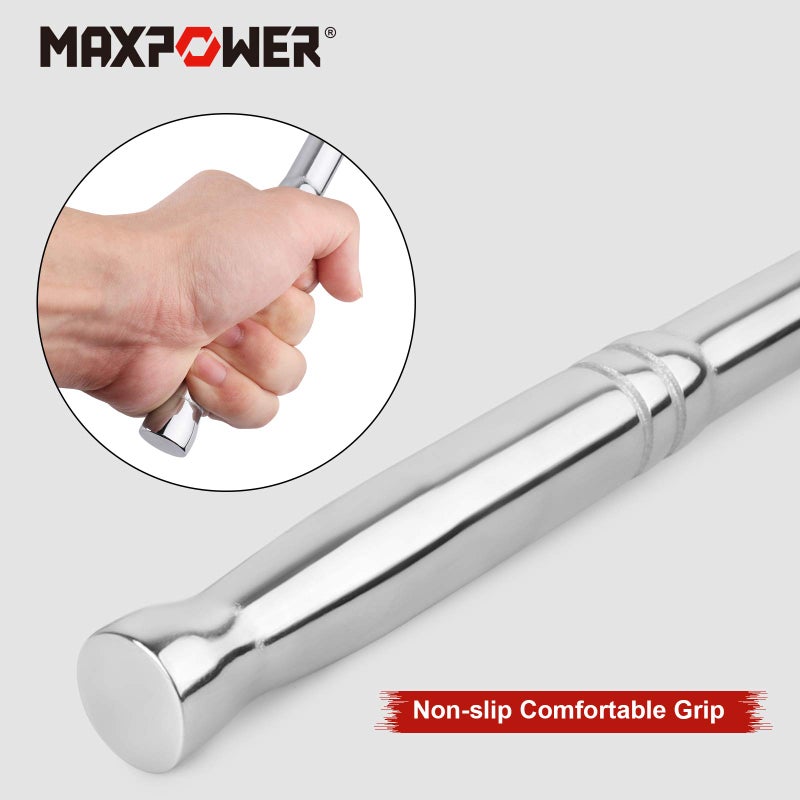Maxpower بار كسر MAXPOWER بطول 15 بوصة مع محرك 1/2 ومحرك 3/8 مع مقبض مرن - Image 4