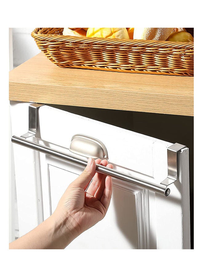 حاملان ل المناشف من الستانلس ستيل فضي 36x6.2سم - Image 2