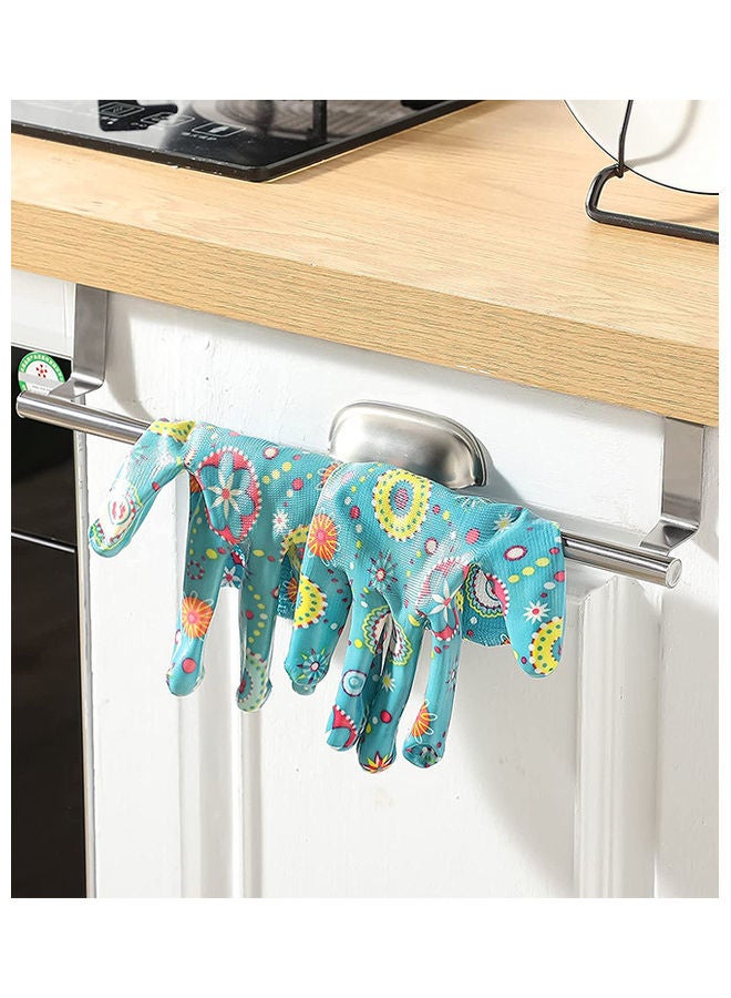 حاملان ل المناشف من الستانلس ستيل فضي 36x6.2سم - Image 3