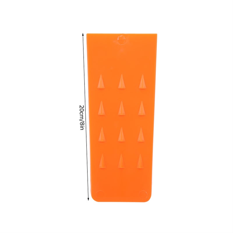 8in Tree Felling Wedges for Logging Falling Cutting Cleaving Woodworking Tool Orange - Image 3