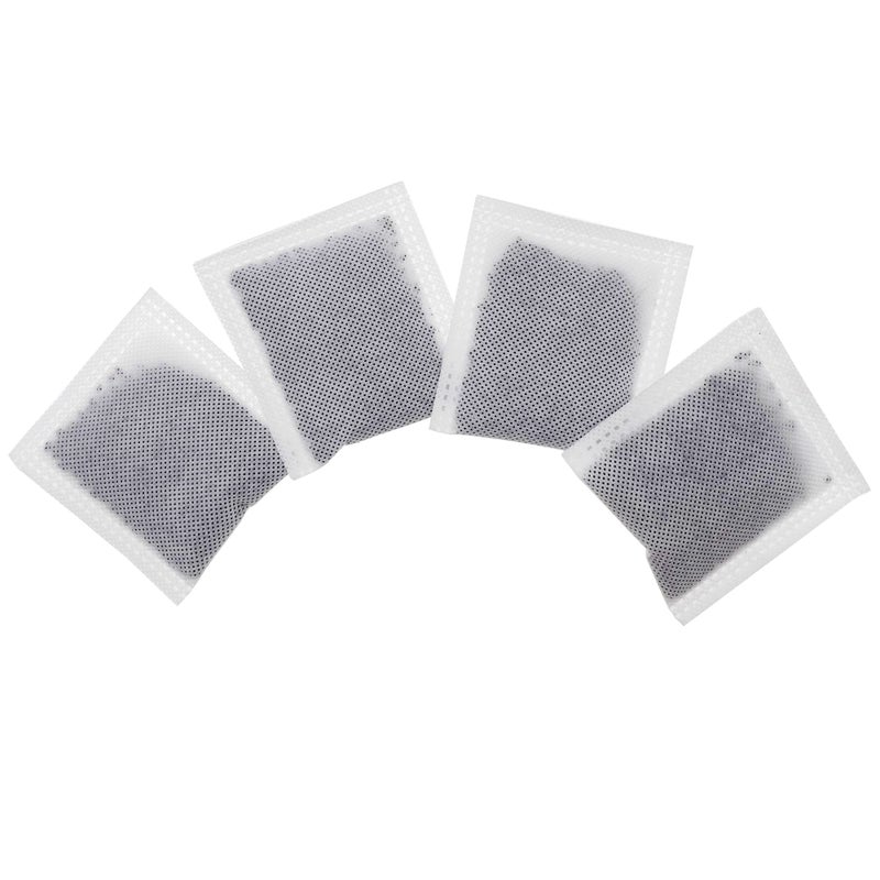 ShuRex 4 Pack Compact Activated Charcoal Odor Absorbing Filter Smaller Refill Deodorizer Compatible with iTouchless Under 8 Gallons Small Trash Cans with Filter Compartment 