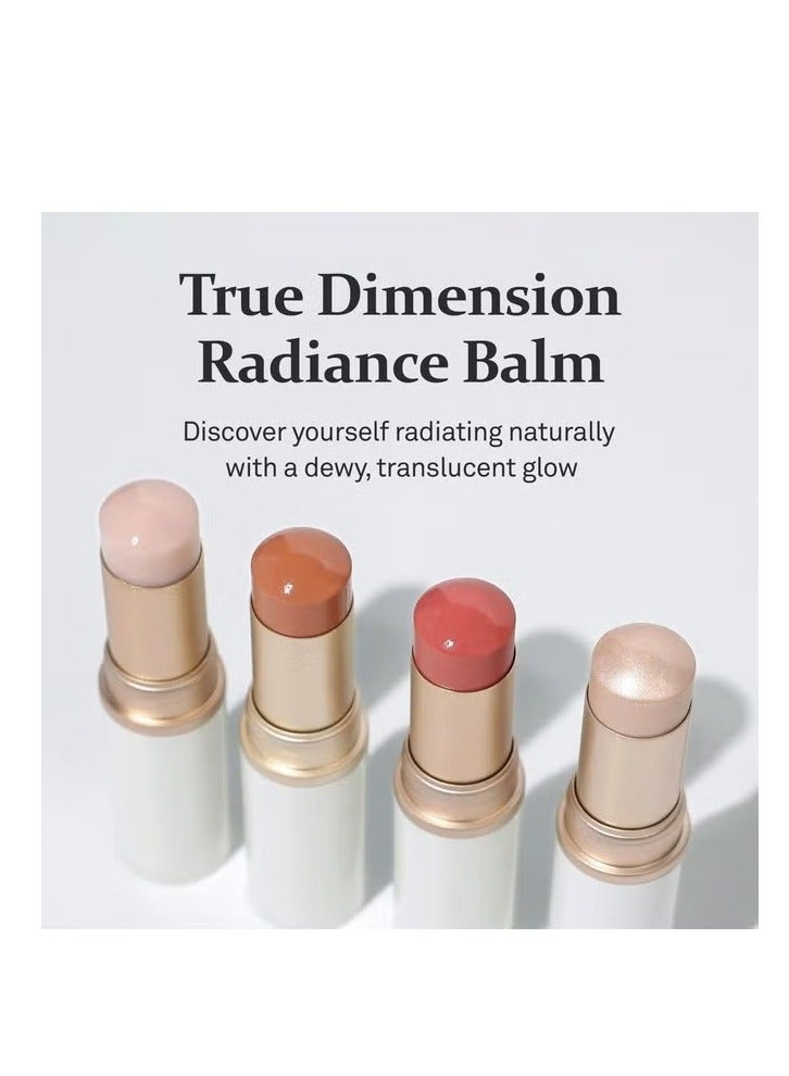 HINCE True Dimension Radiance Balm 10G Natural Shimmer Glow Face Highlighter Stick Glow Balm Korean Blush Transparent Color Skin Tone Slim Fitting Texture, Multi Makeup Stick (1, Light, Lt001) - Image 5