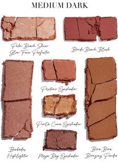 Ciate Brazilian Glow Face Palette Medium Dark  - Image 5