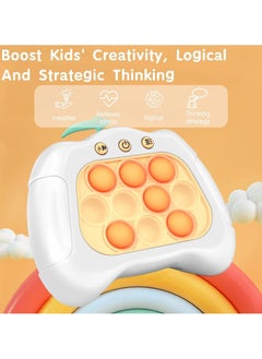 Generic Quick Push Pop Fidget Toys Handheld Game Console for Kids, Quick Push Game Light Up Pop Pro Toy, Sensory Autism Toy for Boys & Girls for Stress Relief and Anti-Anxiety  - Image 3