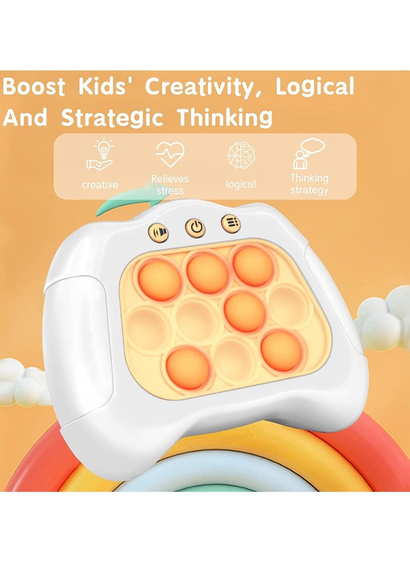 Generic - Quick Push Pop Fidget Toys Handheld Game Console for Kids, Quick Push Game Light Up Pop Pro Toy, Sensory Autism Toy for Boys & Girls for Stress Relief and Anti-Anxiety - Image 1