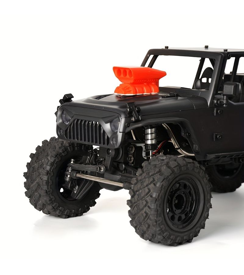Model RC Car Black Simulated Engine Air Intake Boost Cover Suitable For 1/10 Rock Climbing Vehicles - Image 2