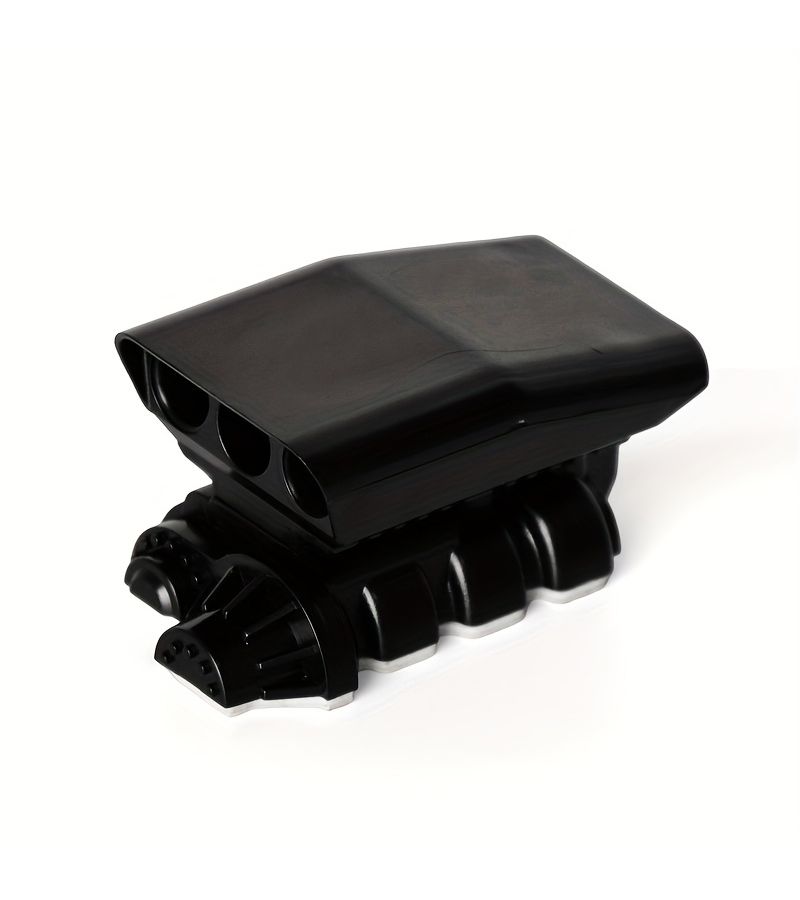 Model RC Car Black Simulated Engine Air Intake Boost Cover Suitable For 1/10 Rock Climbing Vehicles - Image 3