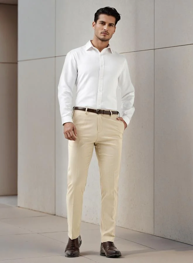 سبلاش فيڤ قميص رسمي بقصة عادية بنسيج دوبي