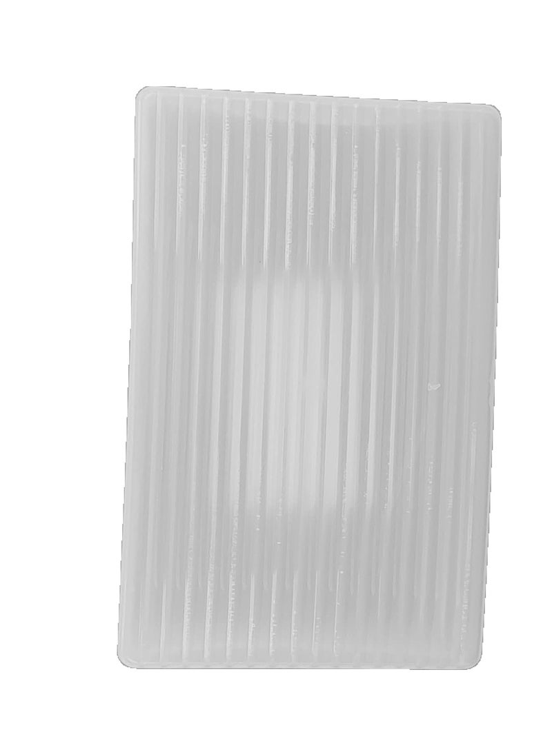 American Comb Soap Box - Two Piece Version - Translucent White - Made in The USA! - Image 3