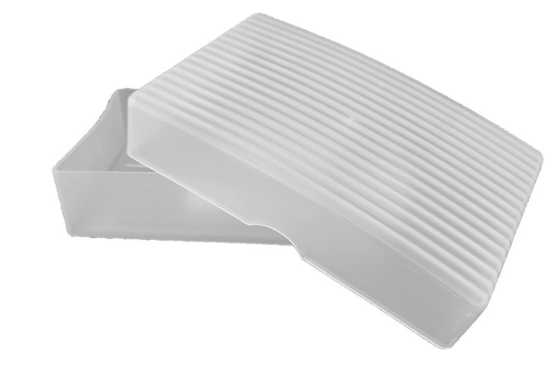 American Comb Soap Box - Two Piece Version - Translucent White - Made in The USA! - Image 5