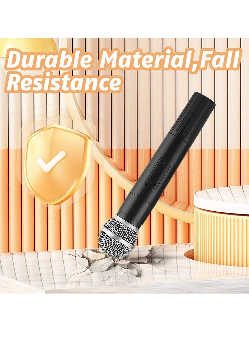 SYOSI Microphone Toy, Microphone Karaoke Kids, Toy Microphone Set Birthday Party Favors,  Pretend Play or Costume Prop,  Toy Microphone Fake Microphone Simulate Speech Practice Microphone(Black) - Image 2