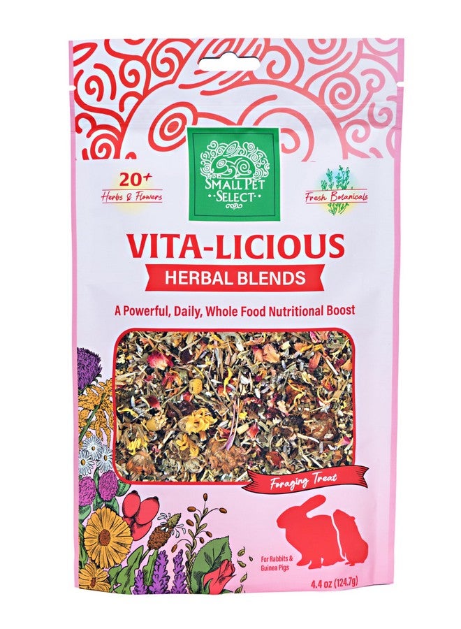 Small Pet Select - Vita-Licious Herbal Blend, a Natural Herbal Treat for Rabbits, Guinea Pigs, Hamsters, Gerbils, and Mice, 4.4oz - Image 3