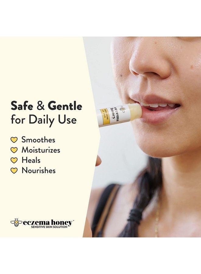 ECZEMA HONEY Nourishing Lip Balm Natural Repair For Dry Cracked Lips Moisturizing Chapstick & Lip Mask Treatment (1 Ct) - Image 4