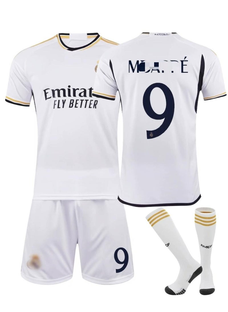 General Kids Football Jersey Set, No.9 Football Soccer Jersey, Football Soccer Jersey Tracksuits Kit for Kids Youth 24 Yard  - Image 1