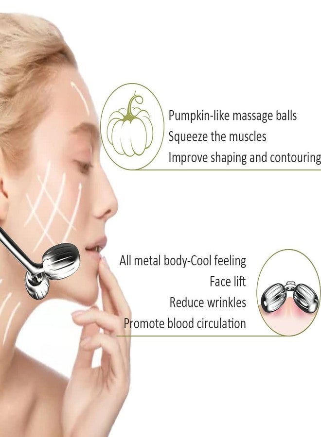 Yeamon Gua Sha Facial Tools and Face Roller Set, Facial Massage Tool for Women’s Skincare Routine,Cooling Stainless Steel Face Sculpting Eyes Roller Guasha for Daily Use or Self-Care Gift for Women - Image 2