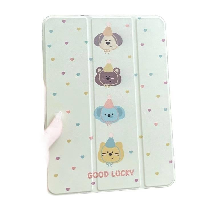 DGG Black Smart iPad Case Compatible with Multiple iPad Models with Pencil Holder - Image 2