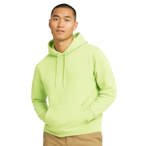 NOBERO Solid Hooded Sweatshirt(1M-TWHO-R0004-CO2_Cool Matcha_S - Image 1
