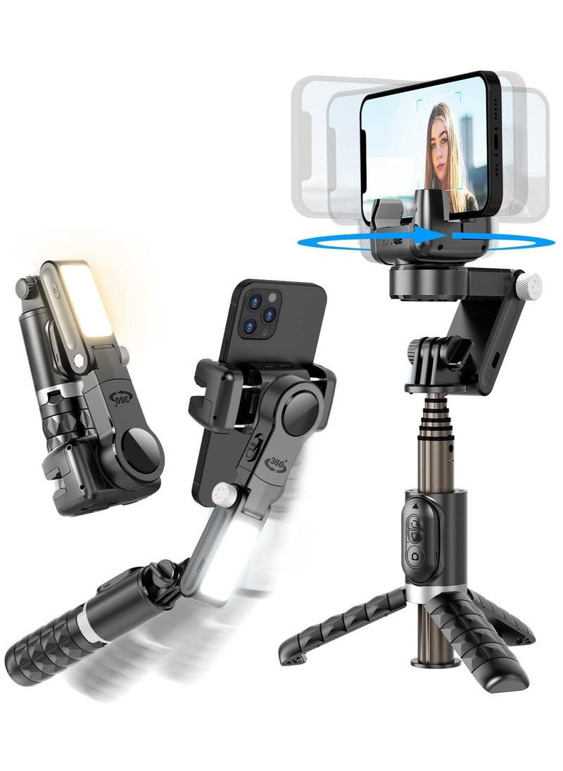 360 Rotation Following Shooting Mode Gimbal Stabilizer Selfie Stick Tripod Gimbal For iPhone Phone Smartphone Live Photography - pzsku/Z9B46C1F033B33D9CBB8EZ/45/_/1738750355/f68ac332-3b41-4984-94d8-99d3afdcc912