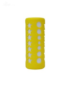 Safe-O-Kid Silicone Baby Feeding Bottle Cover Sleeve Holder Insulated Protection All Bottle Types Large 250 Ml Yellow Pack Of 1  - Image 2