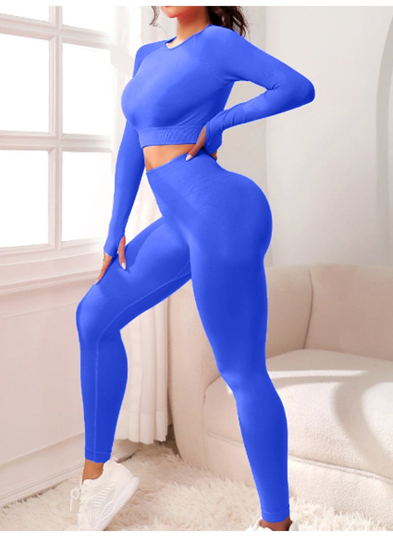 general Sportswear Women Seamless Yoga Clothes Fitness Suit Gym Clothing Workout Set - Image 1