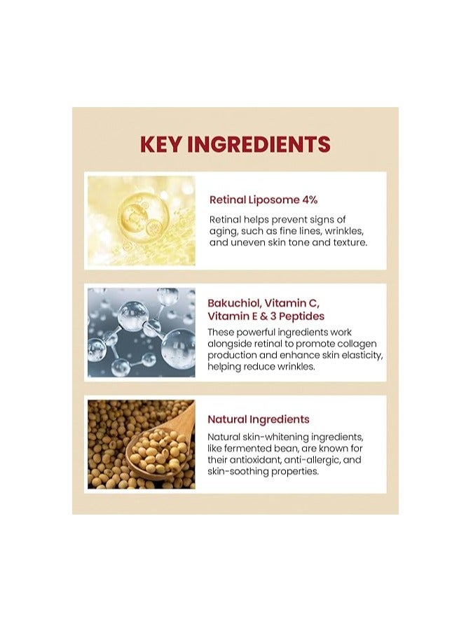 K-SECRET SEOUL 1988 Eye Cream : Retinal Liposome 4% + Fermented Bean - Image 4