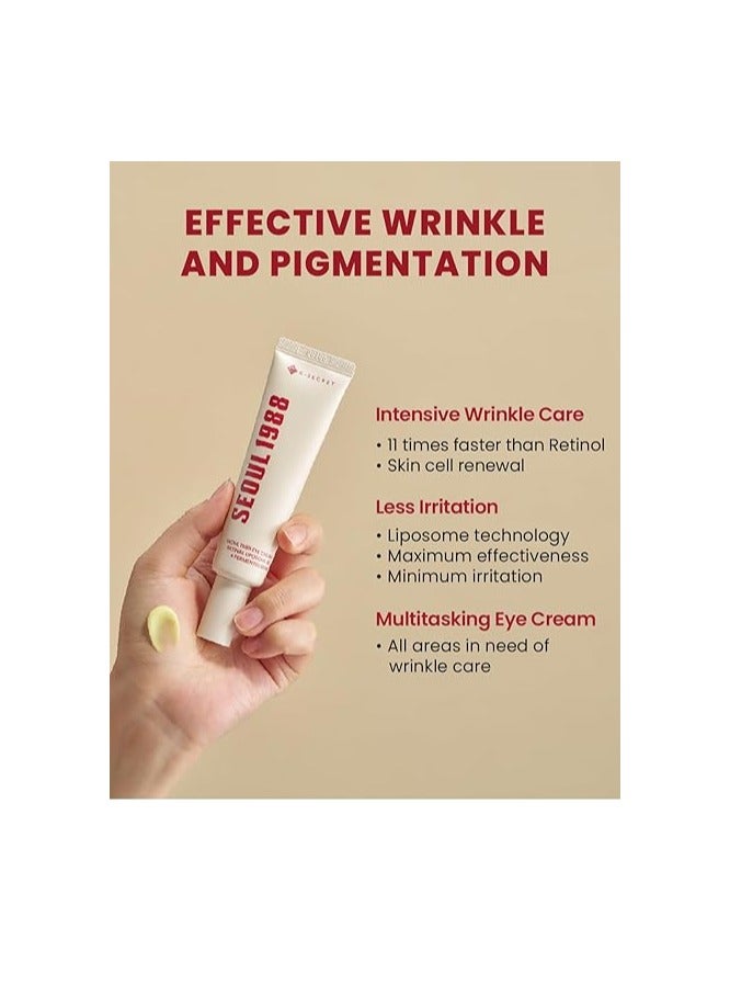 K-SECRET SEOUL 1988 Eye Cream : Retinal Liposome 4% + Fermented Bean - Image 5