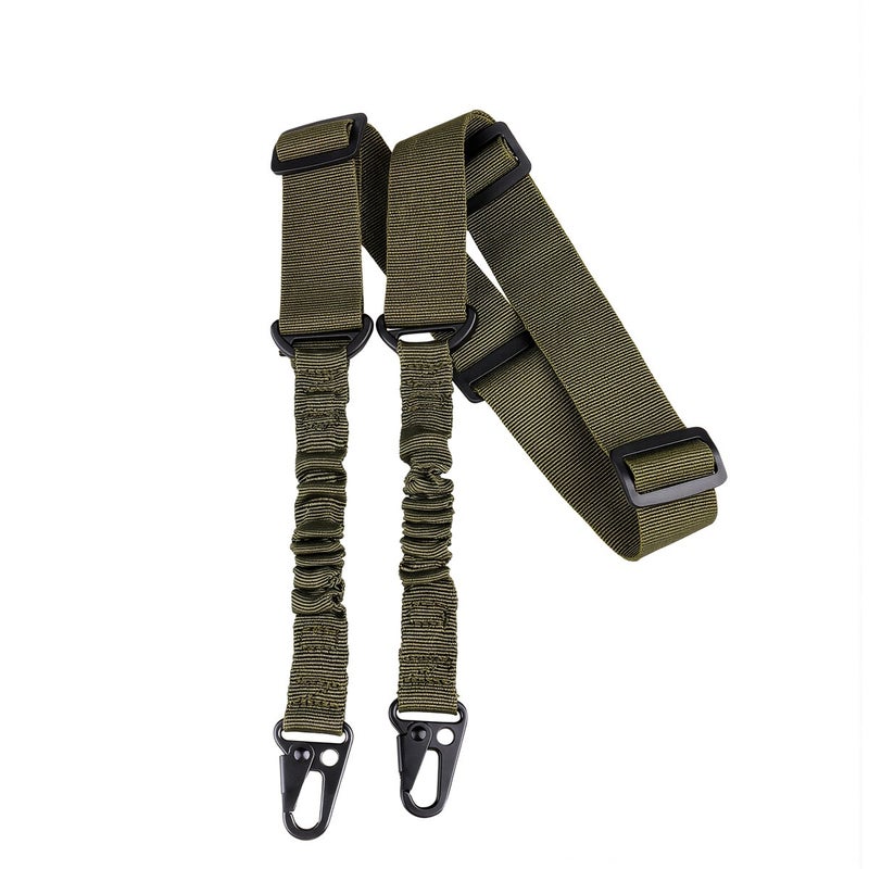 Tactical Sling for Airsoft Camera Hunting Hiking Adjustable 135-175cm Olive Green - Image 1