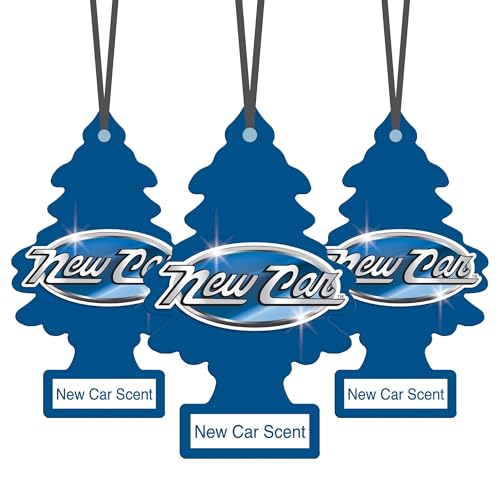 Little Trees New Car Scent Air Freshener (Pack of 3) | Classic Fresh Automotive Fragrance | Iconic Tree Hanging Design | For Car, Home, Wardrobe | Imported from USA - Image 1